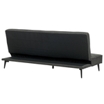 3-Sitzer Schlafsofa dunkelgrau / schwarz ESSVIK