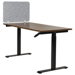 Schreibtischtrennwand hellgrau 72 x 50 cm SPLIT