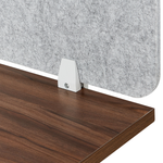 Schreibtischtrennwand hellgrau 72 x 50 cm SPLIT