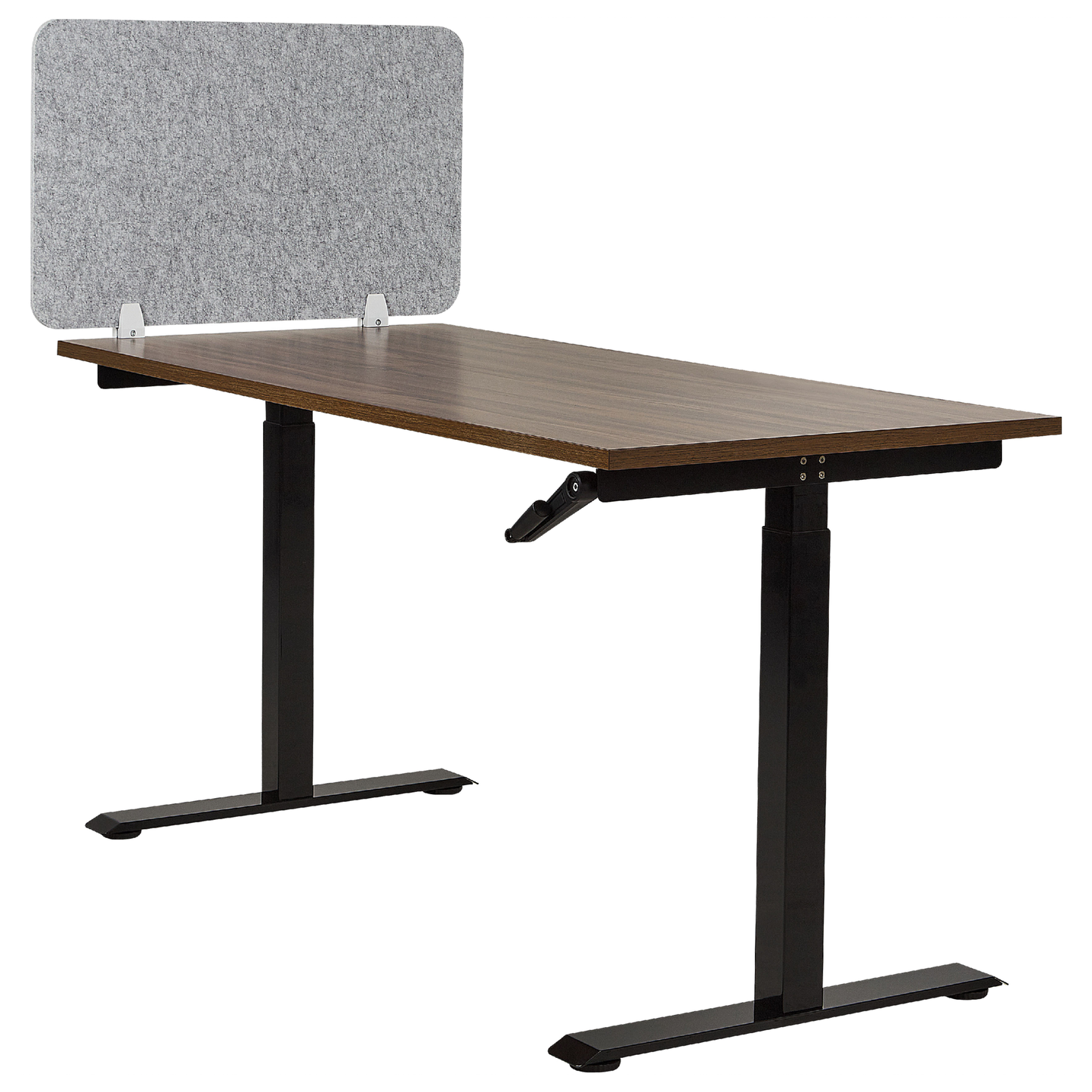 Schreibtischtrennwand hellgrau 80 x 50 cm SPLIT