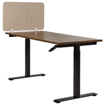 Schreibtischtrennwand beige 80 x 50 cm SPLIT