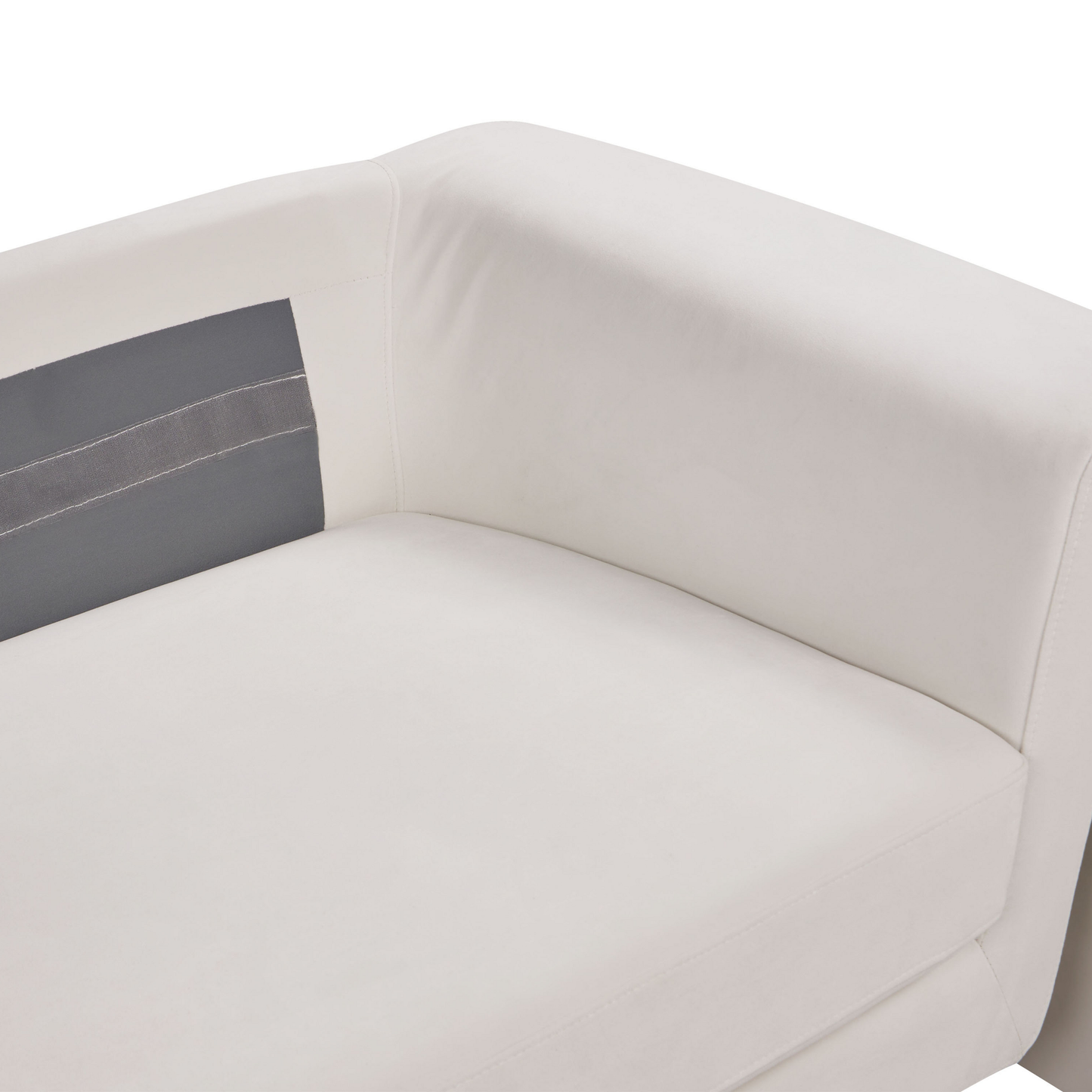 3-Sitzer Sofa Samtstoff hellbeige MAUNU