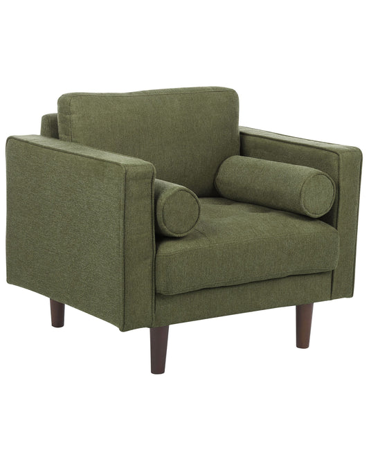 Sessel NURMO Stoff Dunkelgrün