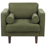 Sofa Set dunkelgrün 4-Sitzer NURMO