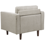 Sofa Set taupe 4-Sitzer NURMO