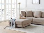 Ottomane SIGTUNA Stoff Beige