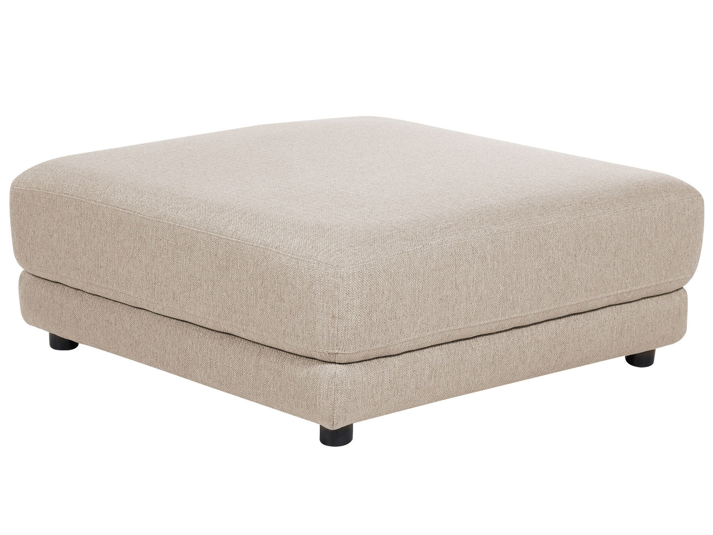 Ottomane SIGTUNA Stoff Beige