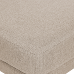 Ottomane SIGTUNA Stoff Beige