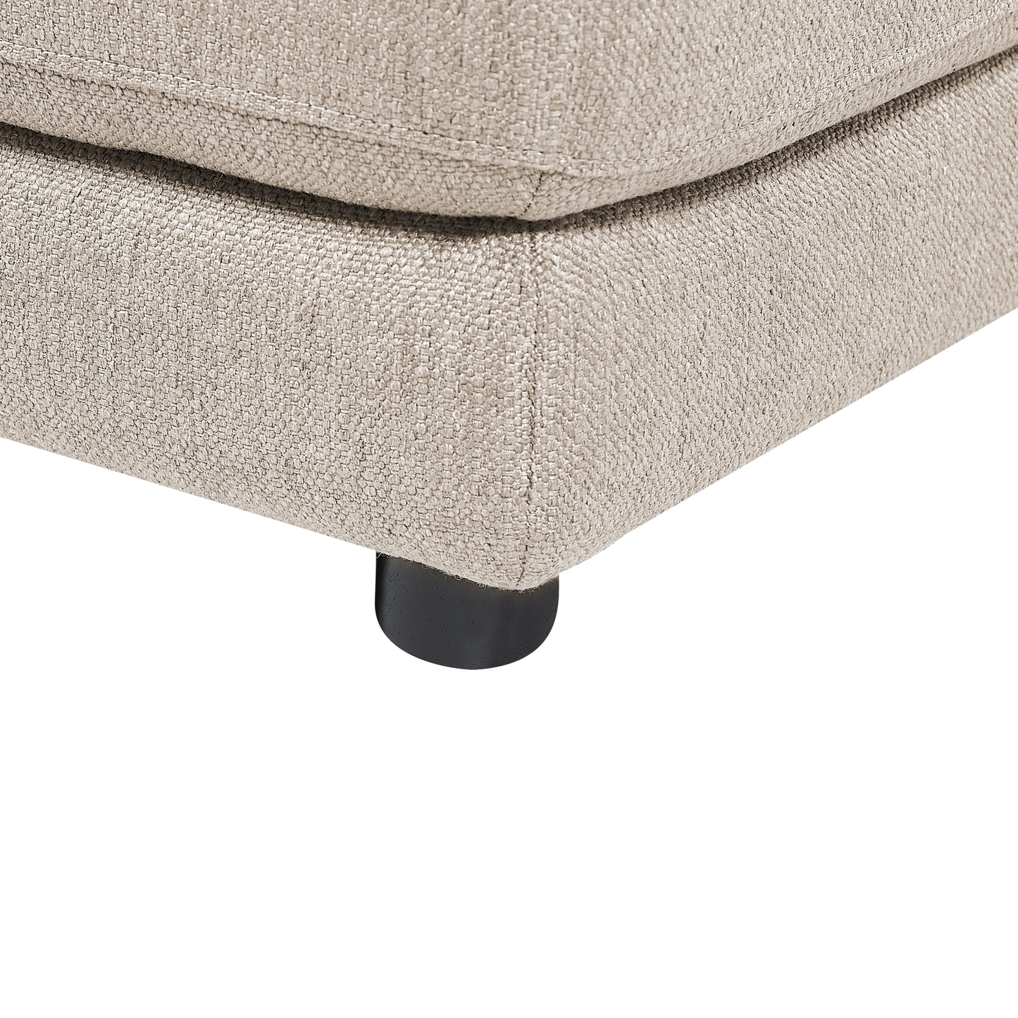 Ottomane SIGTUNA Stoff Beige