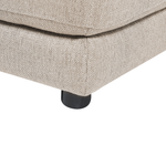 Ottomane SIGTUNA Stoff Beige
