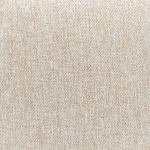 Pouf Leinen beige ⌀ 45 cm WISHEK