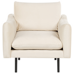 Sofa Set Samtstoff hellbeige 4-Sitzer VINTERBRO