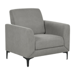 Sofa Set grau 6-Sitzer FENES