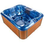 Outdoor Whirlpool mit LED ARCELIA Blau