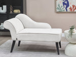 Chaiselongue weiss linksseitig BIARRITZ
