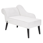 Chaiselongue weiss linksseitig BIARRITZ