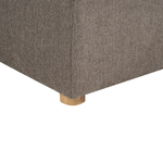 3-Sitzer Sofa braun mit Kissen LERMON