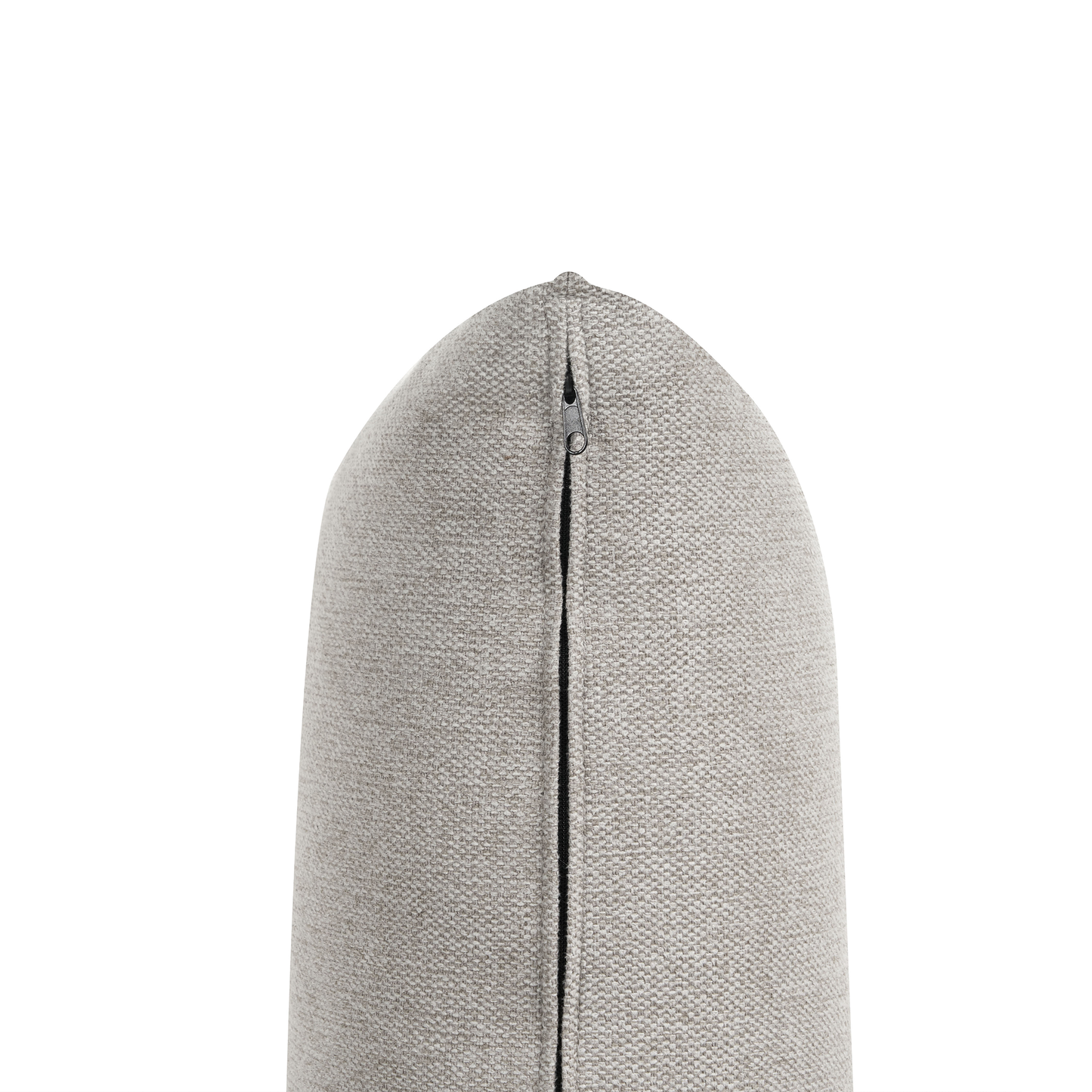 3-Sitzer Sofa hellgrau mit Kissen LERMON