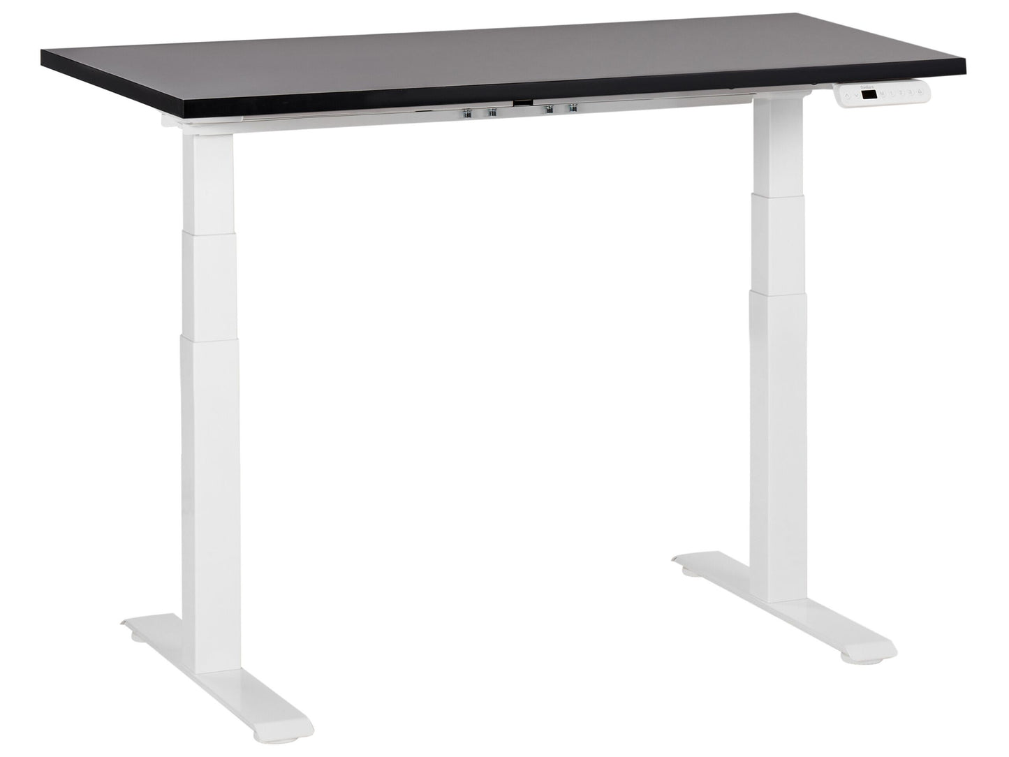 Schreibtisch schwarz / weiss 120 x 72 cm elektrisch höhenverstellbar DESTINES