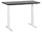 Schreibtisch schwarz / weiss 120 x 72 cm elektrisch höhenverstellbar DESTINES