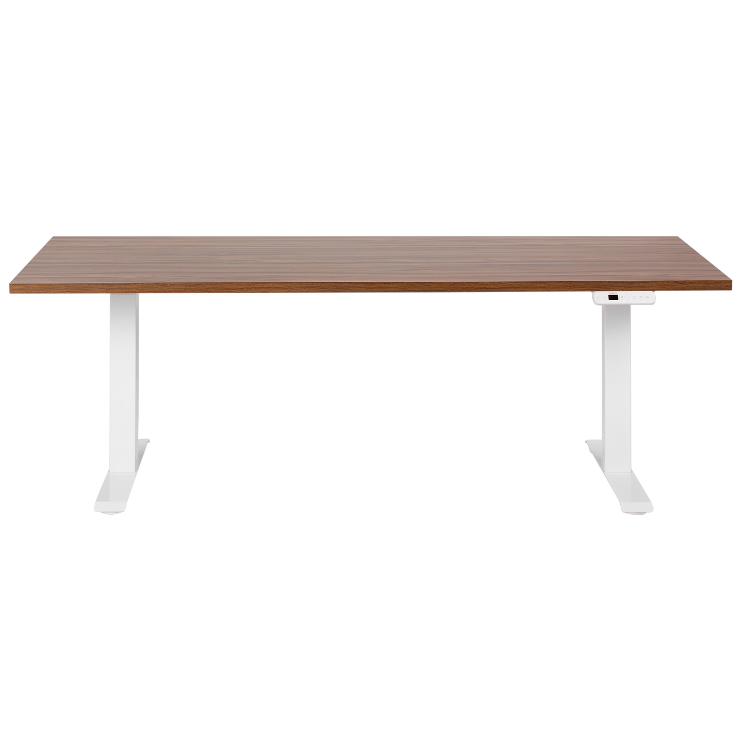 Schreibtisch braun / weiss 180 x 80 cm elektrisch höhenverstellbar DESTINES