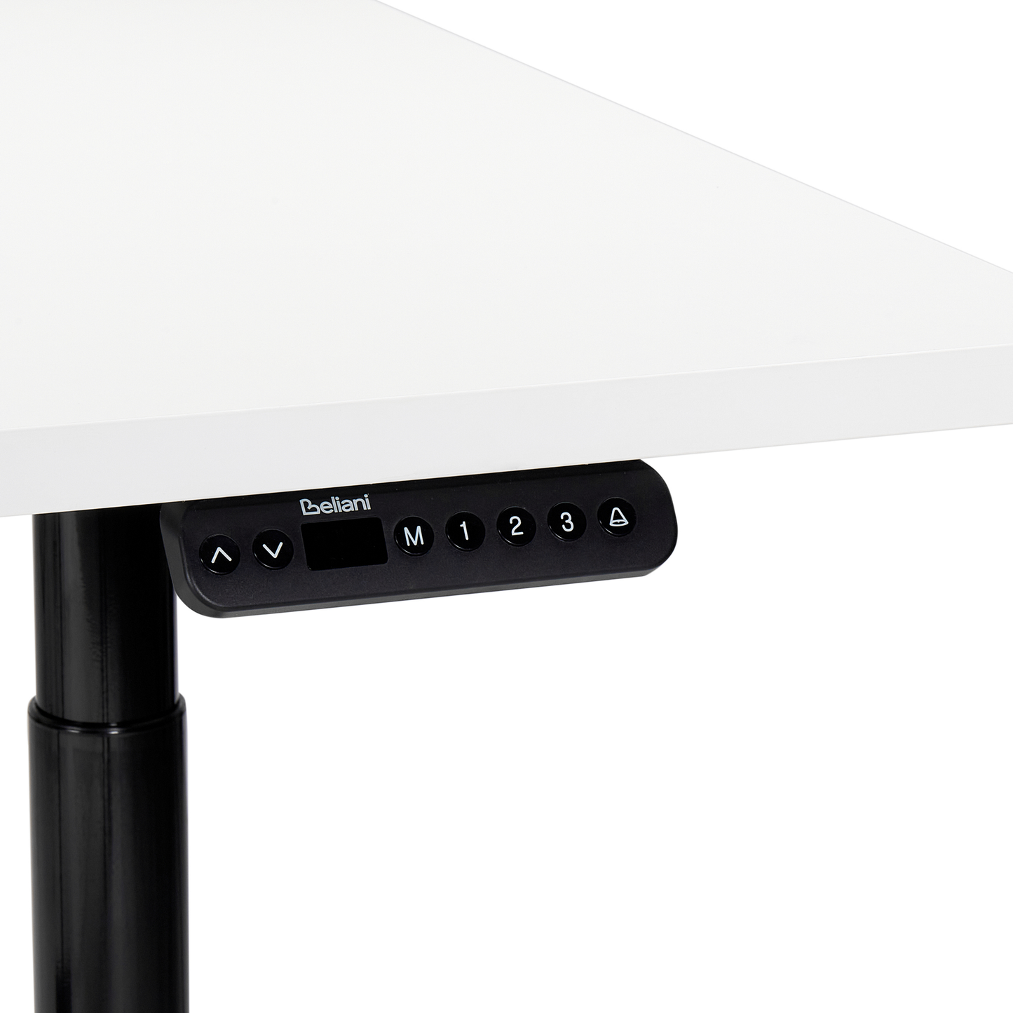 Schreibtisch weiss / schwarz 180 x 80 cm elektrisch höhenverstellbar DESTINAS