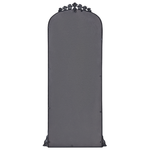 Wandspiegel LIVRY 51 cm 114 cm Metall Schwarz