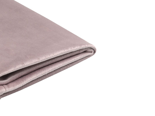 Bettrahmenbezug Samtstoff FITOU 140 x 200 cm Rosa