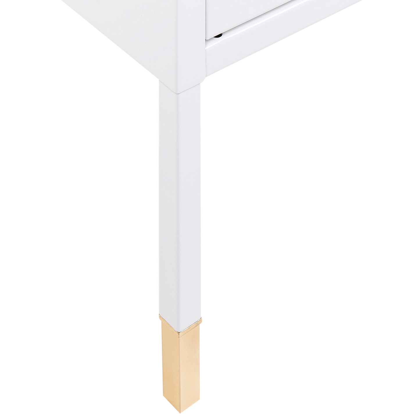 Nachttisch OSSETT Metall Weiss