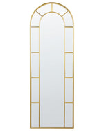 Wandspiegel CROSSES 60 cm 170 cm Metall Gold