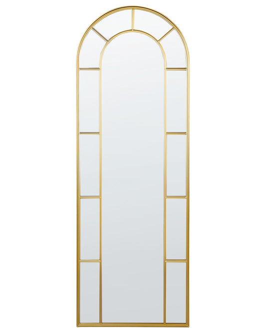 Wandspiegel CROSSES 60 cm 170 cm Metall Gold