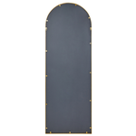 Wandspiegel CROSSES 60 cm 170 cm Metall Gold