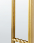 Wandspiegel CROSSES 60 cm 170 cm Metall Gold
