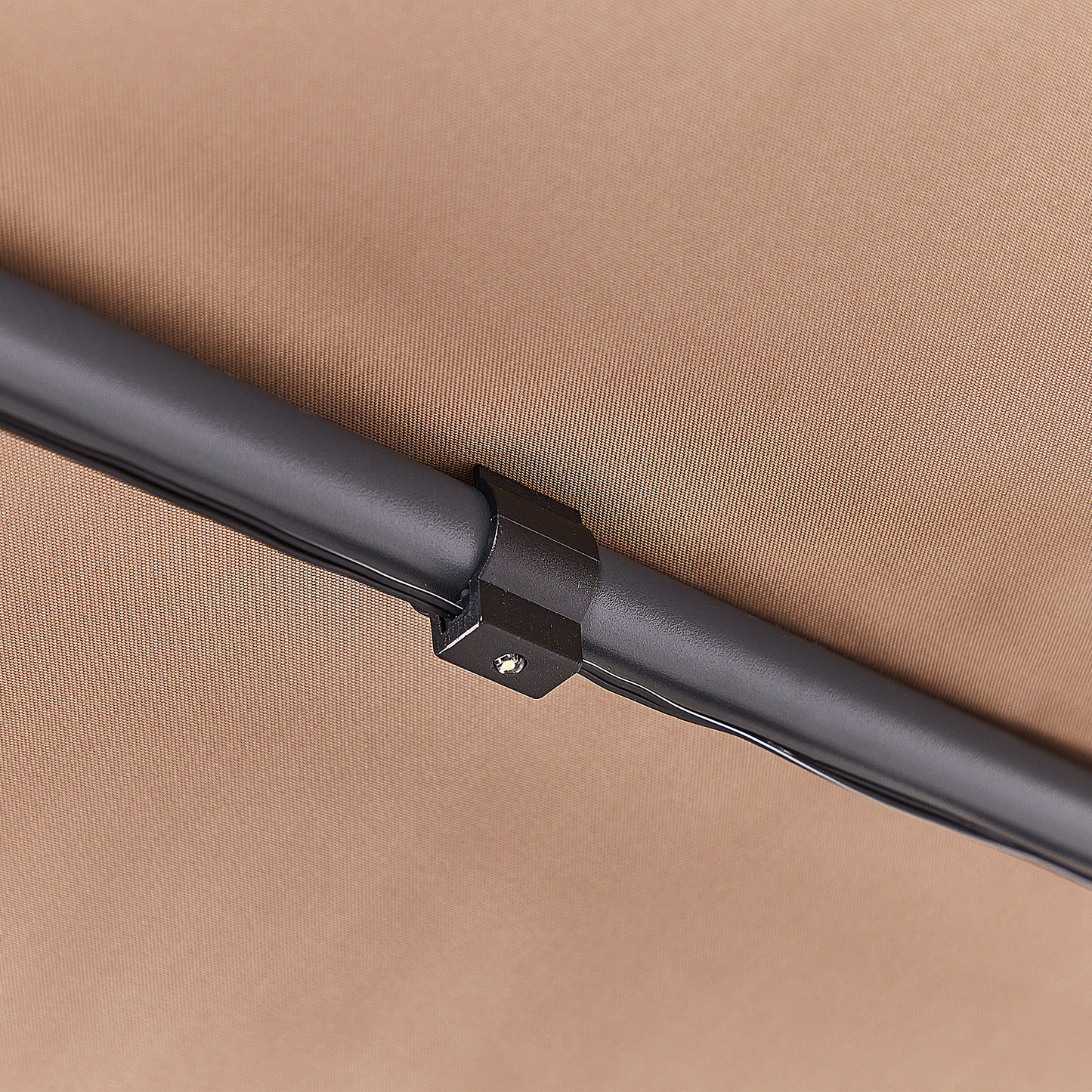 Pavillon LED PARGA Metall 310 cm 310 cm Braun