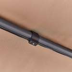 Pavillon LED PARGA Metall 310 cm 310 cm Braun