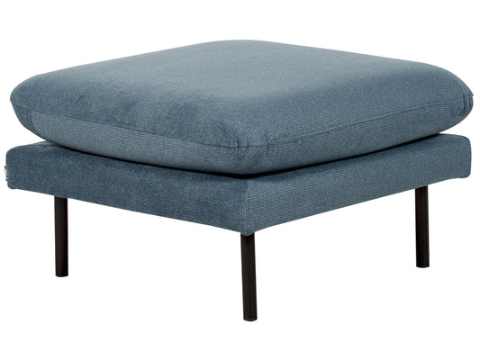 Ottomane VINTERBRO Chenillegewebe Blau