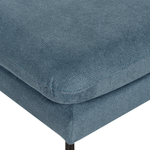 Ottomane VINTERBRO Chenillegewebe Blau