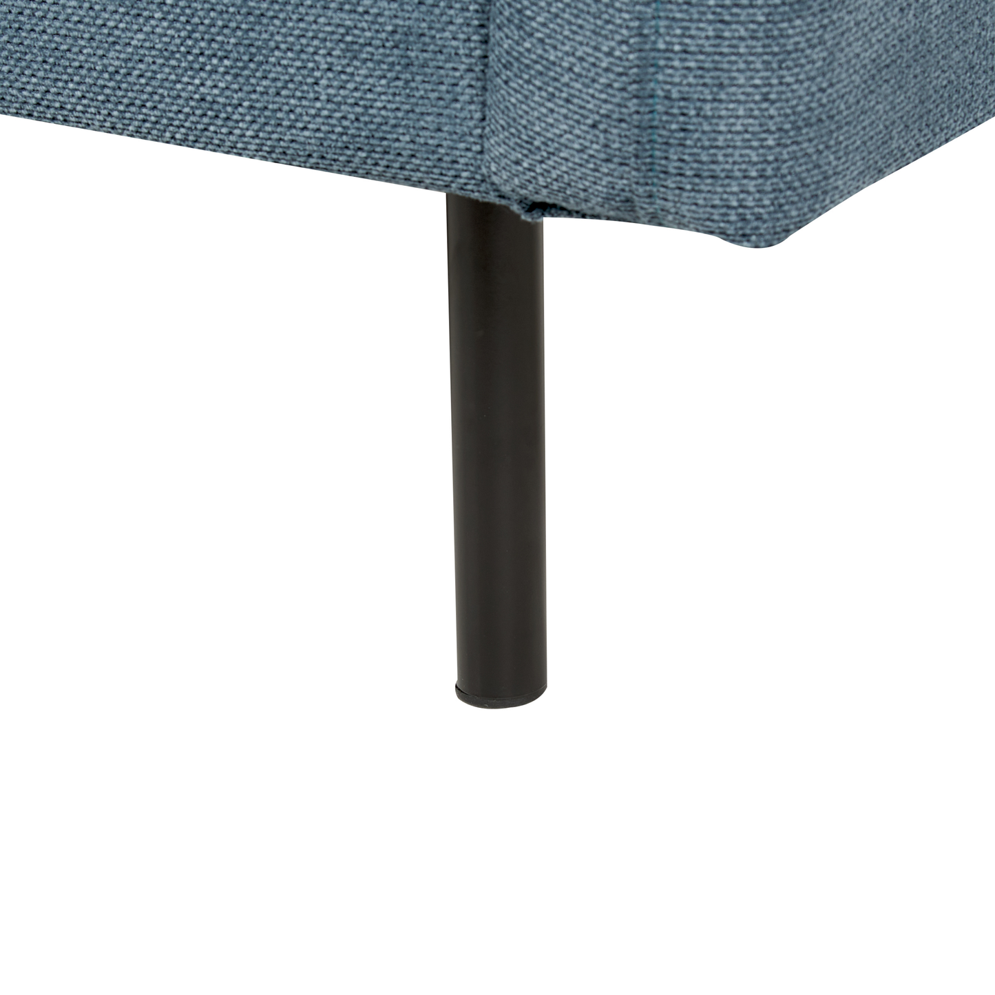 Ottomane VINTERBRO Chenillegewebe Blau