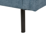 Ottomane VINTERBRO Chenillegewebe Blau