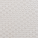 Bett mit Lattenrost Samtstoff BAYONNE 180 x 200 cm Cremeweiss