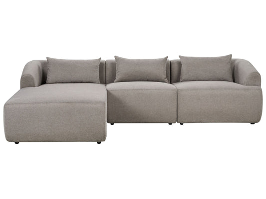 3-Sitzer Ecksofa taupe rechtsseitig SVANSELE