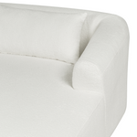 3-Sitzer Ecksofa Bouclé cremeweiss rechtsseitig SVANSELE