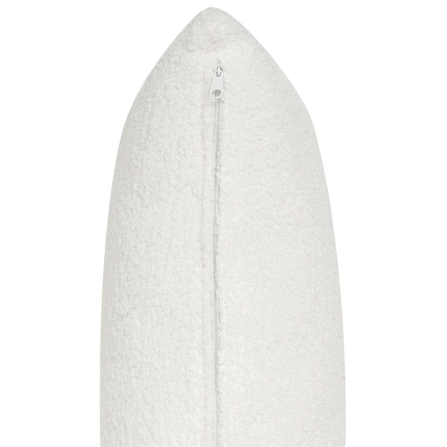 3-Sitzer Ecksofa Bouclé cremeweiss rechtsseitig SVANSELE