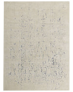 Teppich creme / grau 300 x 400 cm abstraktes Muster Kurzflor NAKUS