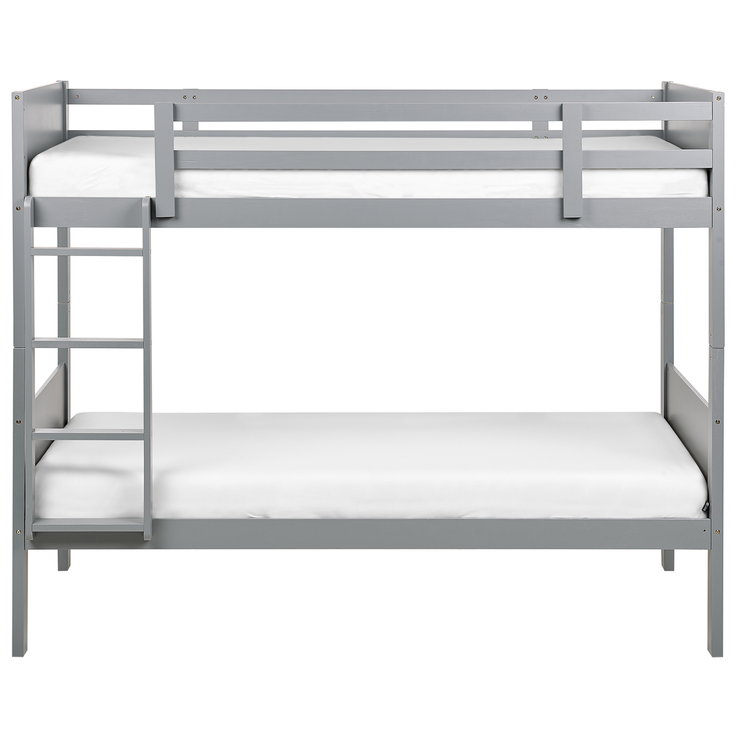 Hochbett Holz MAULDE 90 x 200 cm Grau