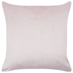 Dekokissen aus Samt mit gesticktem Hasenmotiv rosa 45 x 45 cm 2er Set IBERIS