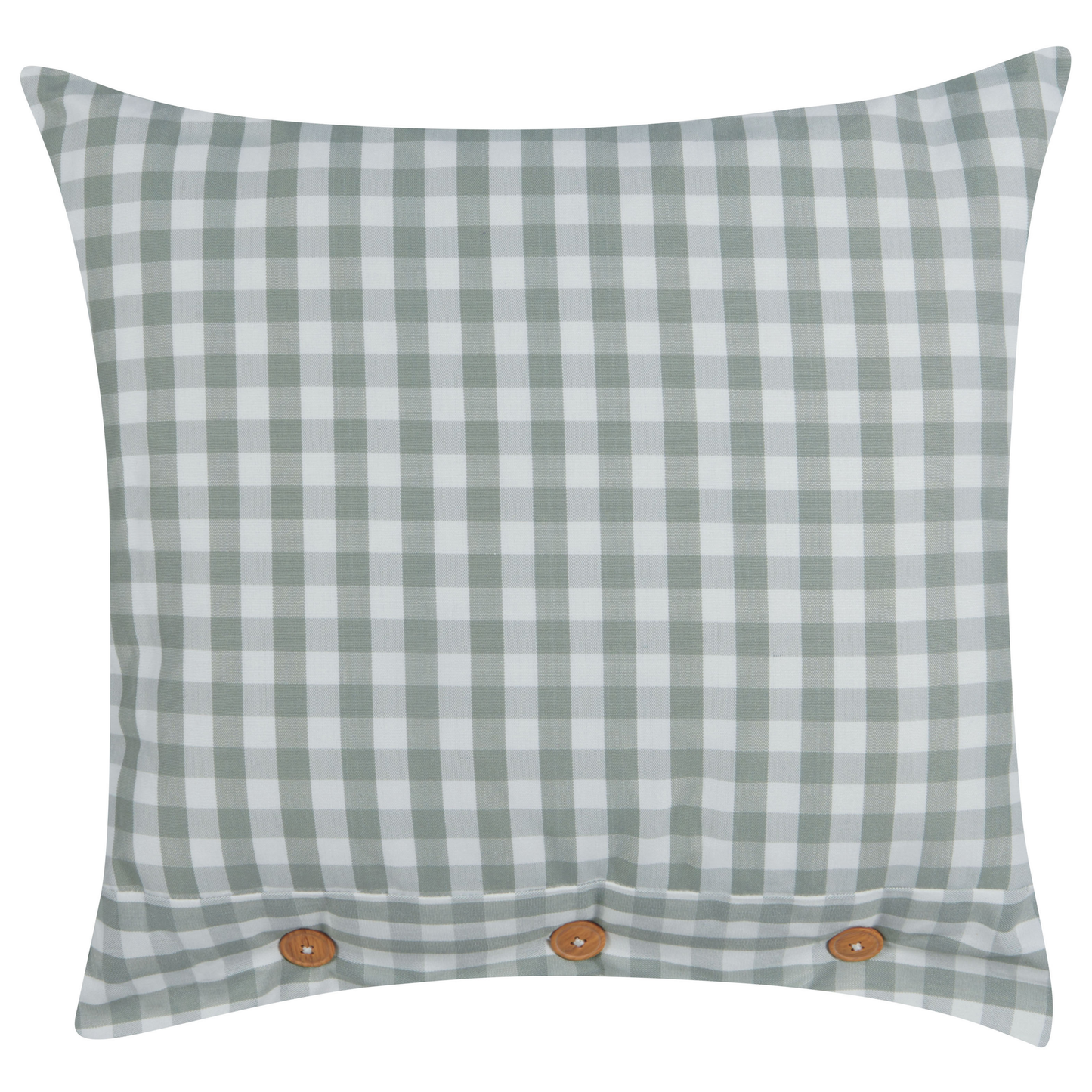 Dekokissen 2er Set TALYA 45 x 45 cm Mintgrün Kariertes Muster