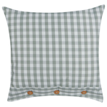 Dekokissen 2er Set TALYA 45 x 45 cm Mintgrün Kariertes Muster