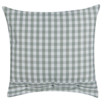 Dekokissen 2er Set TALYA 45 x 45 cm Mintgrün Kariertes Muster