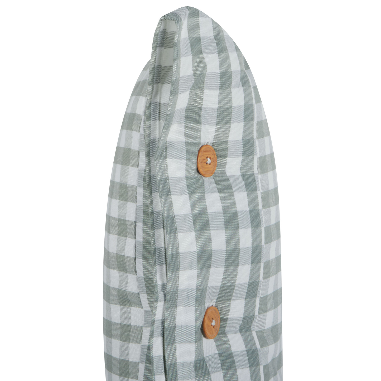 Dekokissen 2er Set TALYA 45 x 45 cm Mintgrün Kariertes Muster